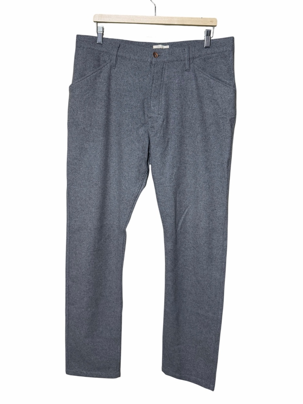 Taylor Stitch The Camp Pant in Heather Grey Wool Size 36